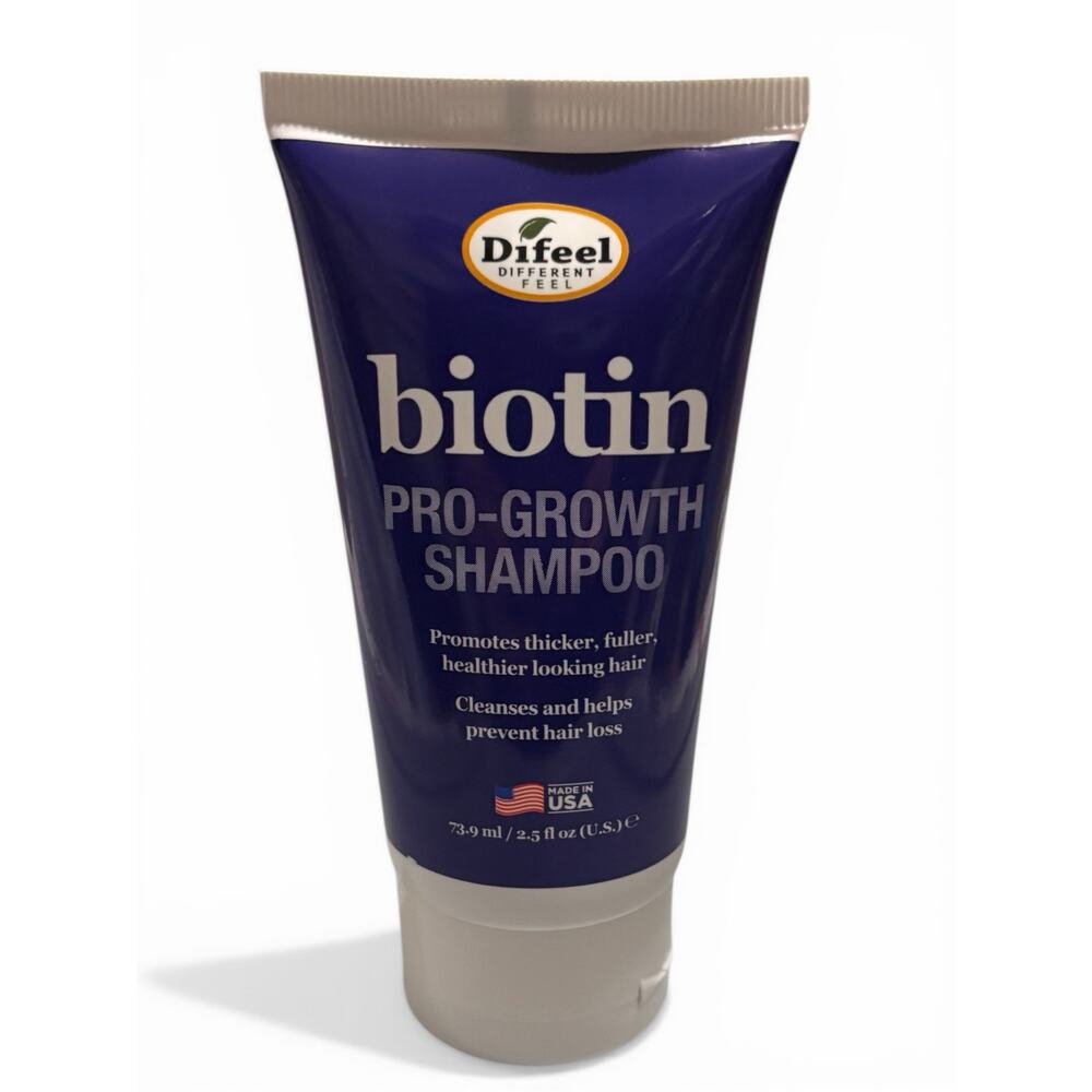 Difeel Biotin Pro‑Hair Growth Shampoo – 2.5 fl oz – NEW
